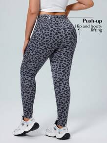 Flexra Denim de Malha Elástica Simples com Bolso, Plus Size, Uso Casual Diário - Preto - Visão 2