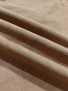 INAWLY Faux Suede Long Sleeve Single Breasted Loose Casual Jacket Fall Winter Cloth For Women Autumn