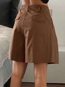 Livesso Short ample et ample pour femmes avec poche et jambe large, décontracté pour l'été
