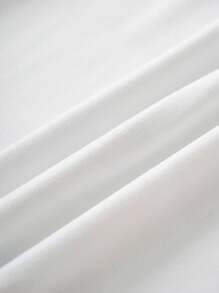 LOONEY TUNES X SHEIN 小男孩可爱猫咪图案白色休闲短袖T恤 - 白色 - 查看 6