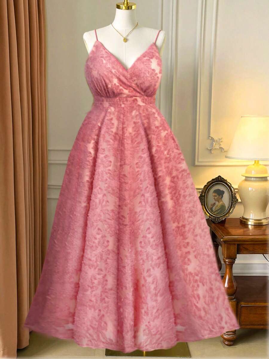 DreamSkyne Áo cổ chữ V màu trắng gợi cảm cỡ lớn dành cho nữ, tôn lên khuôn mặt, làm nổi bật xương quai xanh và đường viền cổ, tăng thêm nét quyến rũ nữ tính, mùa xuân và mùa hè - Hồng - Xem 1