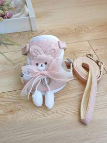 背心式牵引绳，适用于泰迪、博美等小型犬，胸带式牵引绳，适用于猫狗