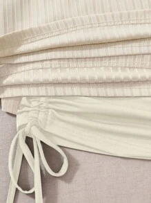 Lunelith SHEIN Lunessa 4 Stücke/Set Casual Einfarbig Spaghetti Strap Tank Tops, Sommer