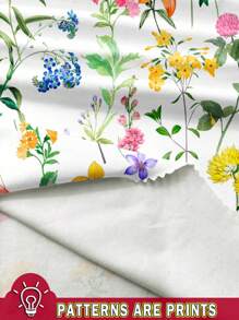 EMERY ROSE Casual Loose Round Neck Short Sleeve Midi Dress For Women, Suitable For Summer,Summer Dresses For Women Chic Dress - Multicolor - View 3