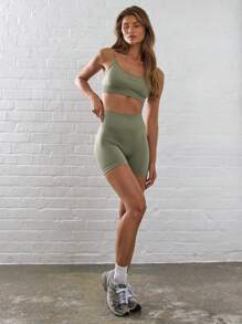 Musera Sport Spaghetti Strap Activewear Sports Bra Workout Summer Holiday Sports Bra Gym Fitness