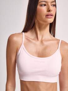 Musera Sport Backless Sports Cami Top Workout Clothes Summer Holiday Daily Sports Bra Gym Yoga Gym Fitness Pilates Casual - Pink - View 3