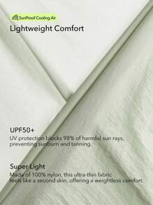 OutZeal Damska kurtka sportowa z ochroną UV, lekka, chłodząca, z falbaniastym brzegiem, chroniąca przed słońcem, na co dzień - Zielony - Zobacz 4