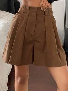 Livesso Short ample et ample pour femmes avec poche et jambe large, décontracté pour l'été