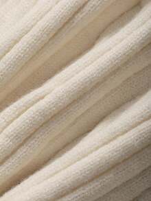 DAZY 女婴休闲百搭刺绣细节毛衣，秋冬 - 米色 - 查看 9