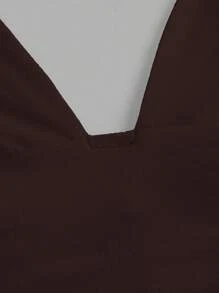 SHEIN EZwear 3 件套女士休闲褶皱修身吊带背心，带胸罩杯，适合夏季 - 彩色 - 查看 3