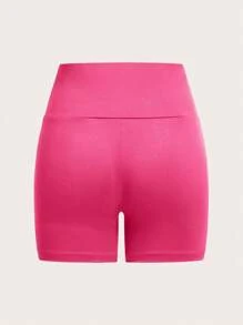 SHEIN EZwear 夏季休闲针织无缝女式七分紧身裤 - 彩色 - 查看 9