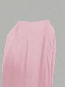 SHEIN EZwear 女士粉色紧身休闲吊带背心，适合夏季 - 淺粉色 - 查看 5