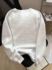 INAWLY Sudadera con cuello redondo para mujer con bordado de gato gracioso y gato loco, para otoño