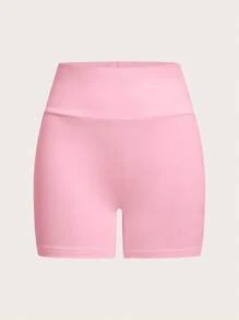 SHEIN EZwear 夏季休闲针织无缝女式七分紧身裤 - 彩色 - 查看 10