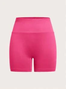 SHEIN EZwear 夏季休闲针织无缝女式七分紧身裤 - 彩色 - 查看 6