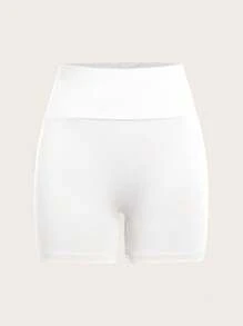 SHEIN EZwear 夏季休闲针织无缝女式七分紧身裤 - 彩色 - 查看 5