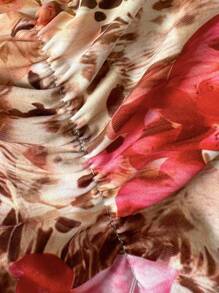 Elavelle Spring Break Women's Random Print Spaghetti Strap Sexy Bikini Swimwear Sets, Summer Outfits - Multicolor - View 8