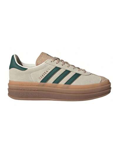 Adidas Gazelle Bold Women's Sneakers Cream White / Collegiate Green / Magic Beige ID7056