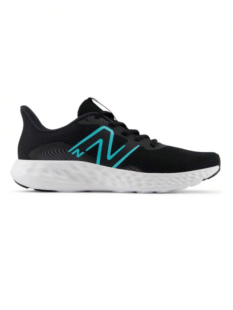 New Balance 411 V3 Trainers - Black Blue White - View 1