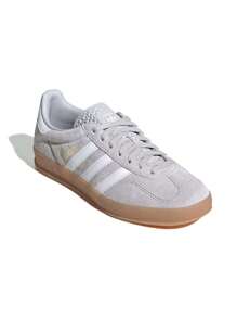 Adidas Gazelle Indoor Men's Sneakers Grey Two / Cloud White / Gold Metallic JQ0176 - Xám nhạt / Trắng mây / Vàng ánh kim - Xem 2