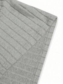 Manfinity Homme Áo thun POLO nam tay ngắn màu trơn đi làm thường ngày, mùa hè - Xám - Xem 3