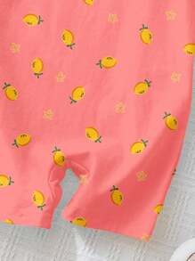 SHEIN Baby Girl Casual Romper, Suitable For Spring & Summer - Multicolor - View 4