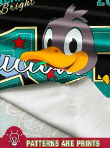 SHEIN Happikins 女婴休闲简约时尚运动印花T恤短裤套装，19号，英文卡通印花，校园风，短袖T恤和短裤，舒适透气，休闲百搭，清凉服饰系列，夏季女婴单品，返校季女婴，夏季女童套装，时尚女婴，基础款，韩版春夏风，女婴日常时尚，服装 - 彩色 - 查看 6