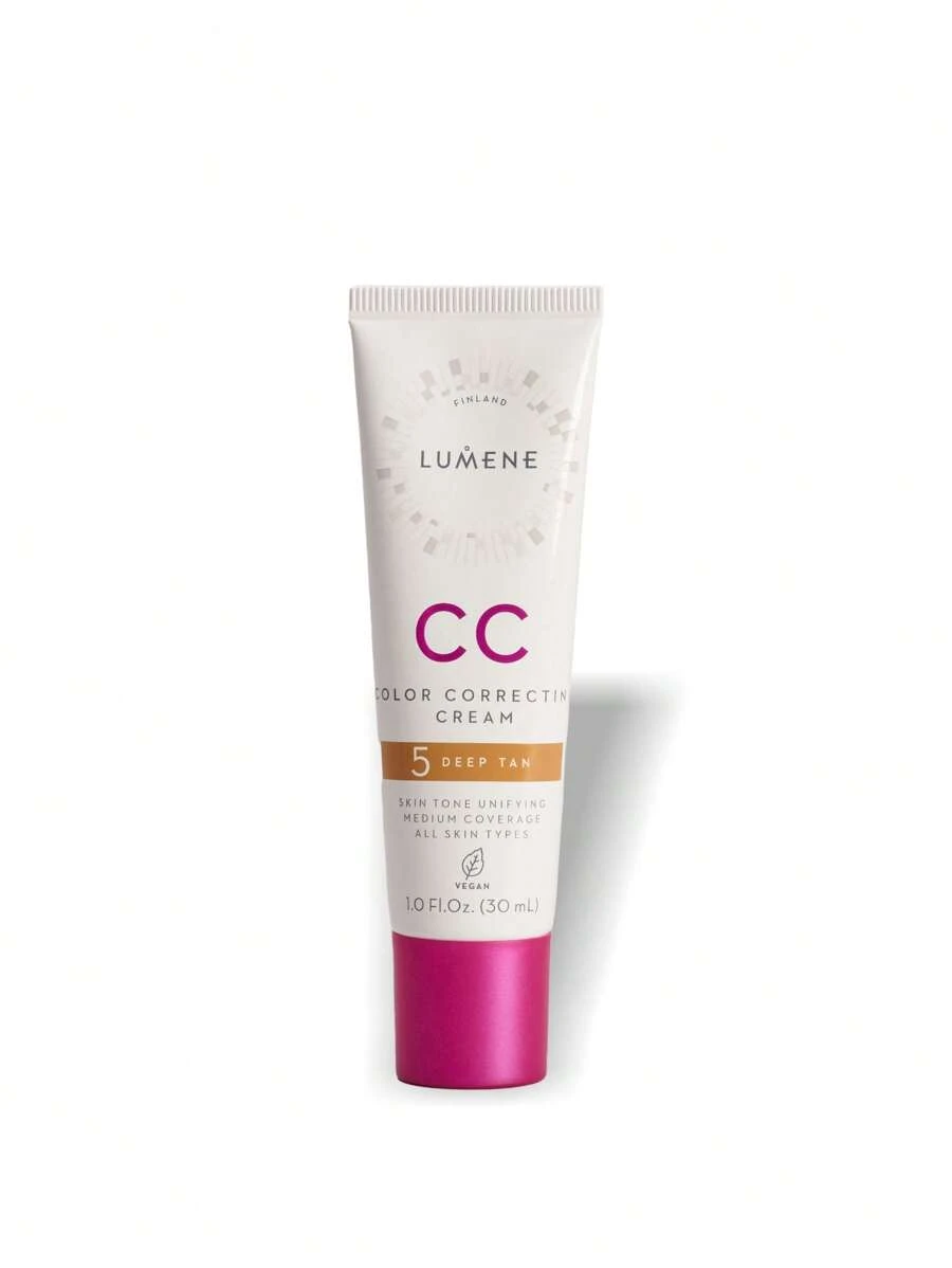 Lumene CC Color Correcting Cream SPF20 Deep Tan 30 Ml - #5 Deep Tan - View 1