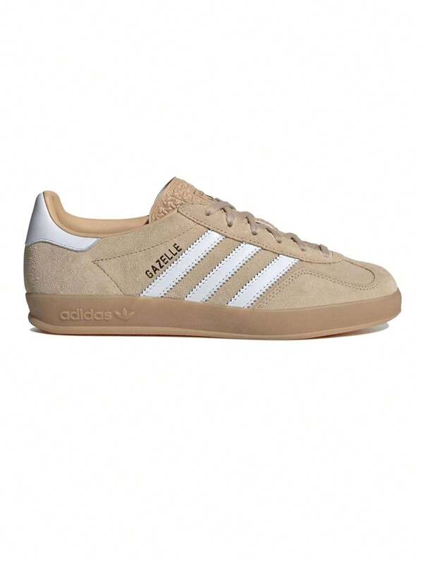 Adidas Originale Gazelle Indoor Trainers für Damen - Magic Beige/Cloud White/Gum