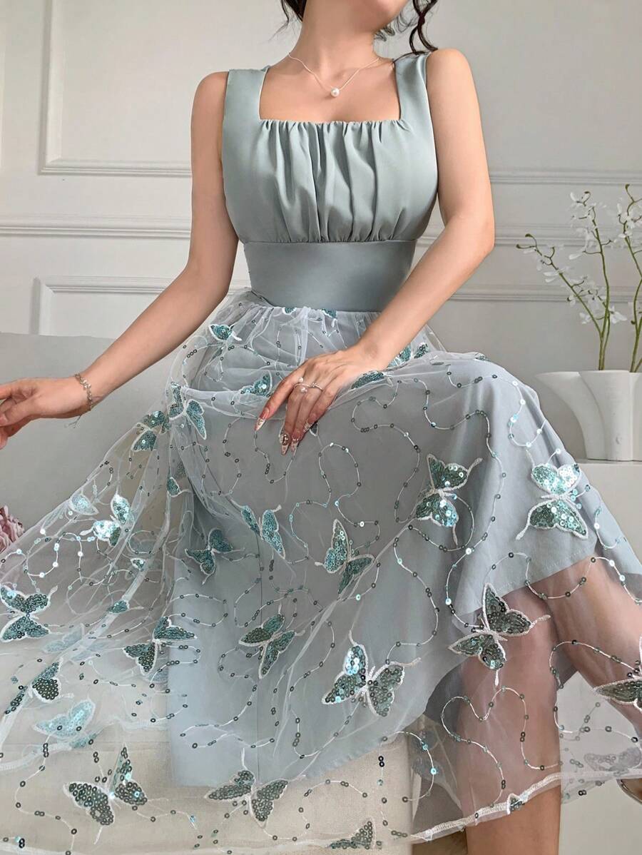 Feyla Women's Mid-Length Dress - Green - View 1