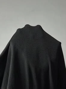 SHEIN Maternity Solid High Waist Seamless Leggings - Black - View 7