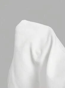 SHEIN MOD Women's Casual Retro Criss-Cross Tie Culottes, Country Women, Western Wear Women, Vintage Culottes, Old Money Style Women, Vintage Clothes Women - White - View 5