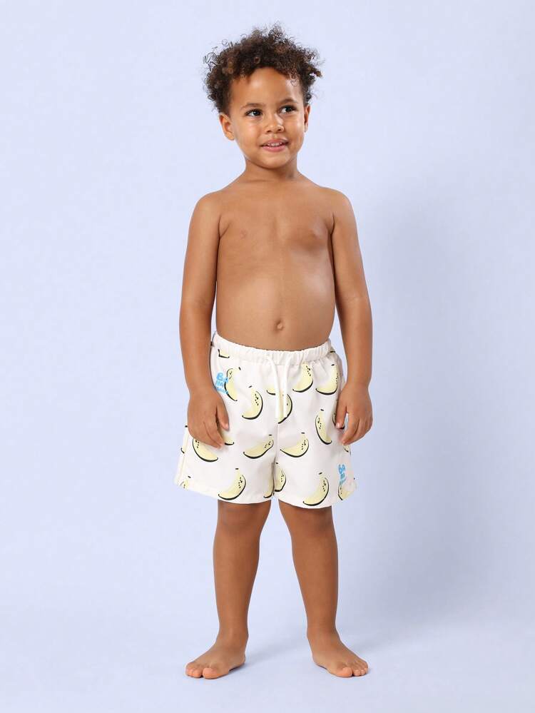 Banana Print Swimming Trunks And Swim Shorts