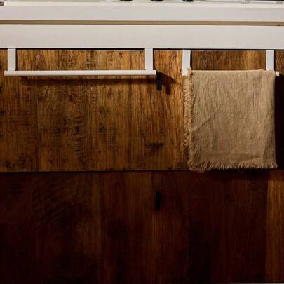 Cirelle 1 Peça Branco Cama Individual Haste Suporte De Toalheiro Gabinete Porta Voltar Tipo Suporte De Suspensão Toalha Haste