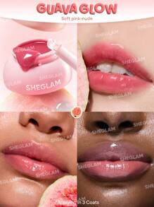 SHEGLAM Hydra Jelly Pocket Bálsamo labial-Guava Glow Graduación Cumpleaños Vacaciones Verano Otoño Y2k Elegante Moda Mujeres Niñas Maquillaje Cosmético Belleza Fiesta Playa Viaje Camping Aire libre Escuela Campus Excursión Festivales Decoración Regalo Presente Rosa Chica Cosplay Mejor Color Encanto Vibra