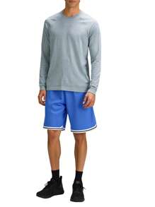 Champion 男士夏季休闲梭织带拼接短裤 - 藍色 - 查看 3