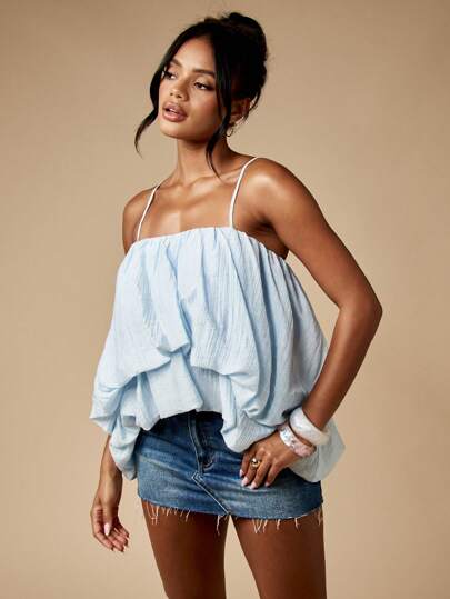 ★MOHAN★ RTS DRAPED NECK SILKET TOP _3COLORS MISSGUIDED Silk-Look Cowl Neck Draped Front Tank Top｜MISSGUIDED