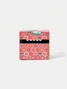 THE POWERPUFF GIRLS X SHEIN Sổ ghi nhớ có họa tiết hoa, bong bóng, hoa mao lương dễ thương - Nhiều màu - Xem 3