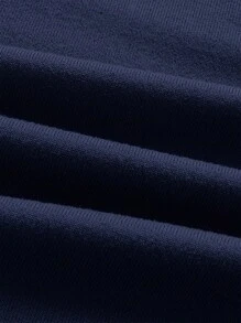 SHEIN EZwear 3件装女士藏青色、浅蓝色和白色短袖露脐修身休闲T恤，适合夏季外出穿着 - 彩色 - 查看 7