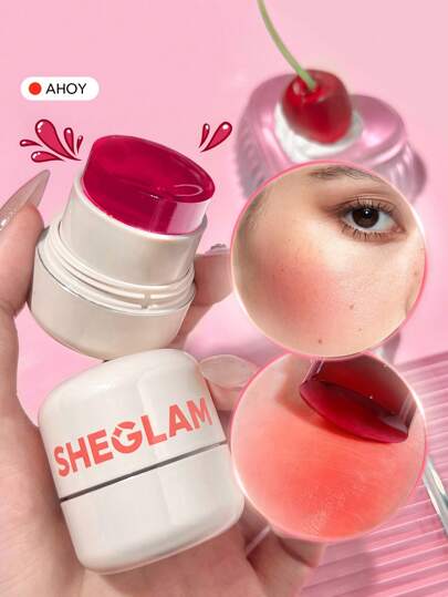 SHEGLAM LáPiz Labial Hidratante Y Rubor Jelly-Licious Tint-Ahoy, 4 Colores, Rubor Acuoso En Barra, Pigmento De Larga DuracióN, Pigmento Natural De Doble Uso, Textura Gelatinosa, Maquillaje Facial GraduacióN CumpleañOs Vacaciones Verano OtoñO Y2K Elegante Moda Mujeres NiñAs Maquillaje CosméTico Belleza Fiesta Playa Viaje Camping Aire Libre Escuela Campus ExcursióN Festivales DecoracióN Regalo Presente Rosa Chica Cosplay Mejor Color Encanto Vibra