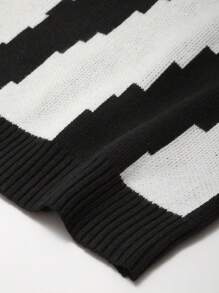 PAVTROS Manfinity Streetrush Men's Sleeveless Color Block Knit Top Back To Shcool