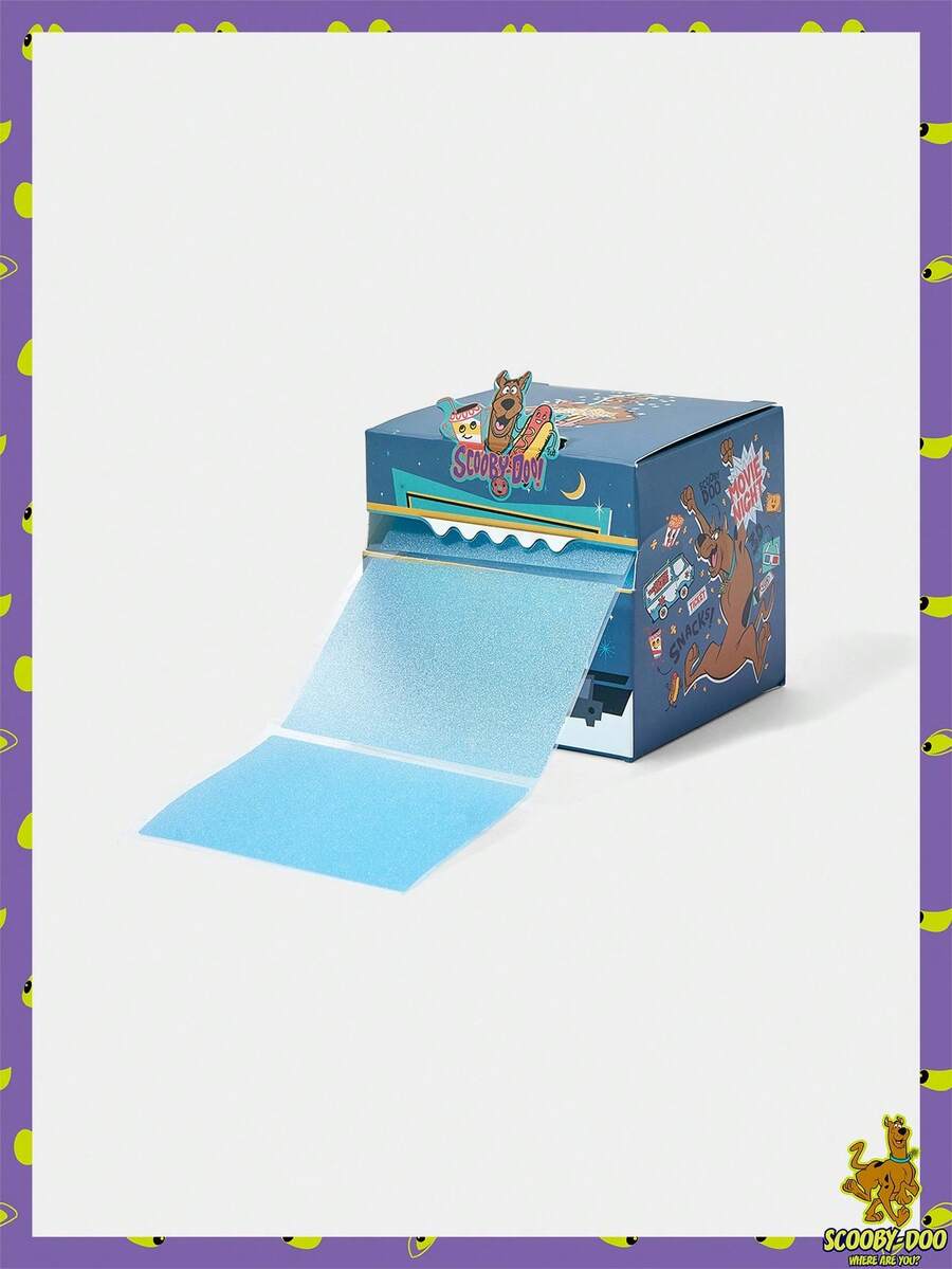 SCOOBY-DOO X SHEIN Cute Cartoon Dog Pattern Memo Pad Box