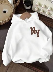 Sudadera con gráfico de dibujos animados para niño pequeño, adecuada para otoño/invierno