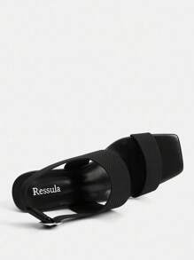 Ressula Women's Fashion Black Comfortable Wedge Heel Casual Shoes - Black - View 5