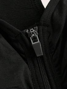 Easithlete 纯色前拉链运动文胸 - 彩色 - 查看 4