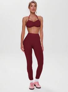 Musera Sport Trägerloses Scrunch Mittelriemen Rücken BH für aktives Training, Gympadel, Tennis, Pickleball, Fitness Herbst Winter