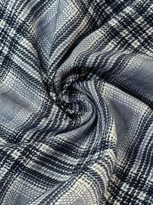 Florisole 女式宽松阔腿七分格子裤，时尚百搭 - 彩色 - 查看 7