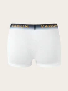 2件装男士日常舒适性感平角内裤 - 黑色 - 查看 2