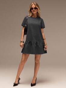 SHEIN Forever 21 春夏女士浪漫/舞会/正式/生日/90 年代服装/商务休闲女士/优雅/西部服装/外出/时尚/休闲/Y2K 服装/俱乐部/办公室/鸡尾酒会/复古/紧身/狂欢服装节日/有趣/优雅/老钱/街头服饰/度假服装/乡村音乐会服装/工作服/端庄/春假/单身女郎服装/音乐会/坏人/基本款/毕业/A 字/女牛仔服装/牛仔迷你裙