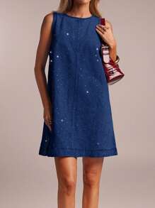 Avantive 春夏女士浪漫/舞会/正式/生日/90 年代服装/商务休闲女士/优雅/西部服装/外出/时尚/休闲/Y2K 服装/俱乐部/办公室/鸡尾酒会/复古/紧身/狂欢服装节日/有趣/优雅/老钱/街头服饰/度假服装/乡村音乐会服装/工作服/端庄/春假/单身女郎服装/音乐会/坏人/基本款/毕业/A 字/女牛仔服装/牛仔迷你裙 - 中等水洗藍 - 查看 7